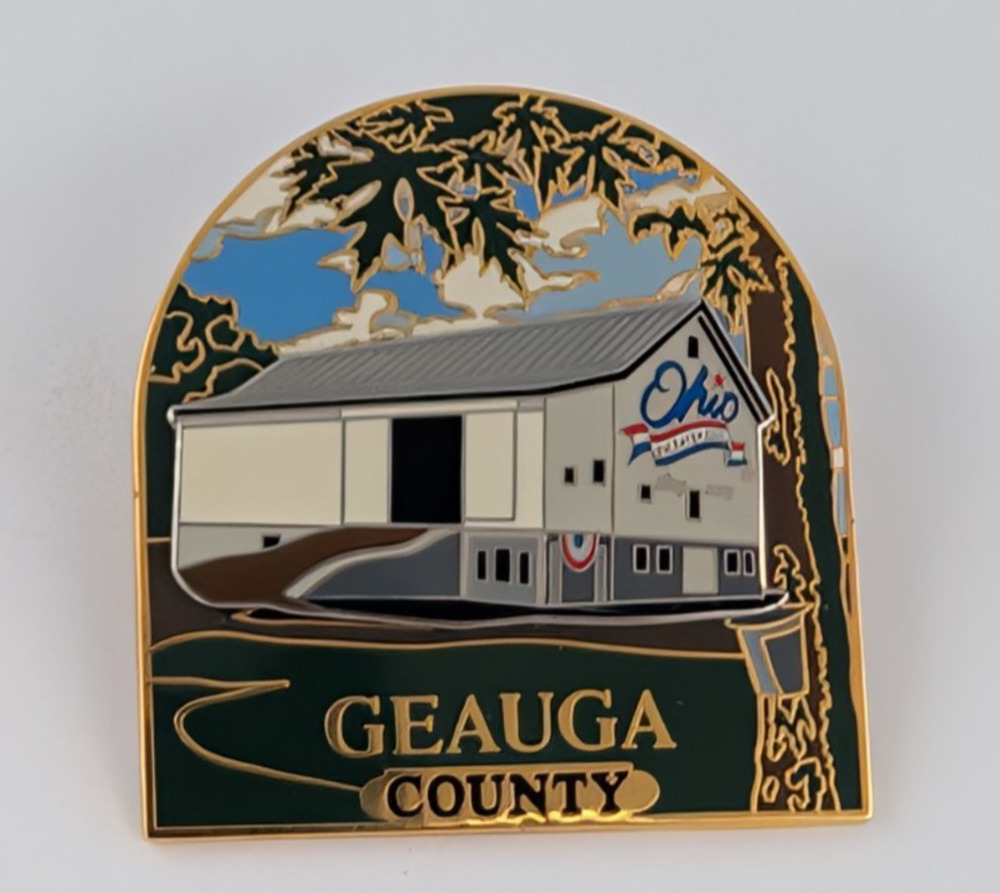 Geauga County Ohio Bicentennial 2003 Enamel Pin Vintage Limited Edition